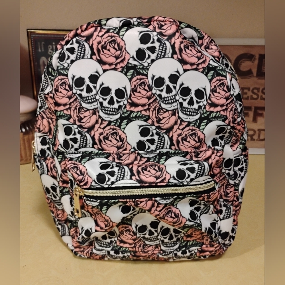 CUTE SKULL MINI BACKPACK
